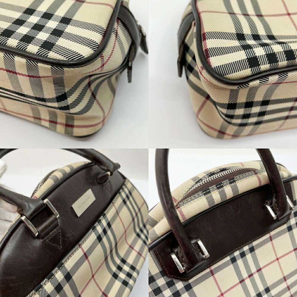 Burberry Boston Bag Beige Tan Check - Picture 8 of 8